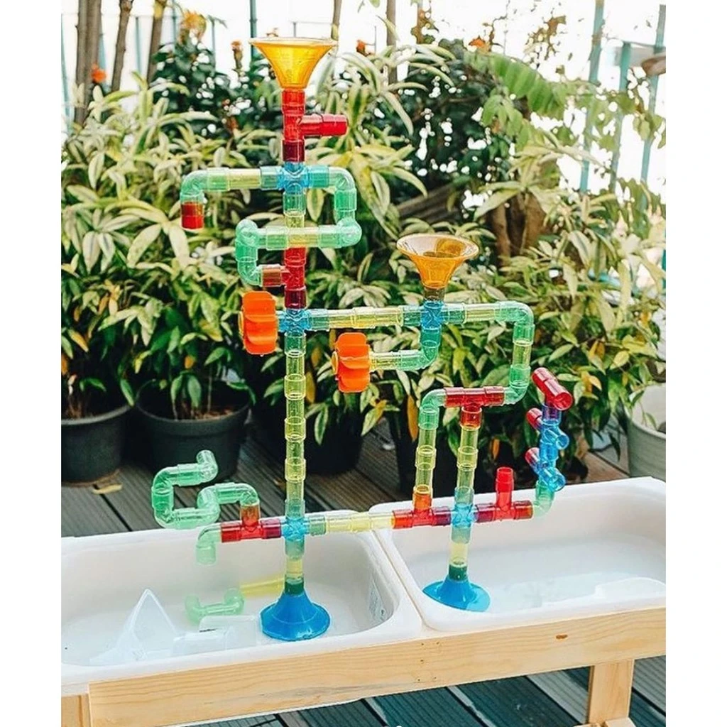 Aquatube Clearview Set Of 72 Waterplay Educational Toys for children's motor skills