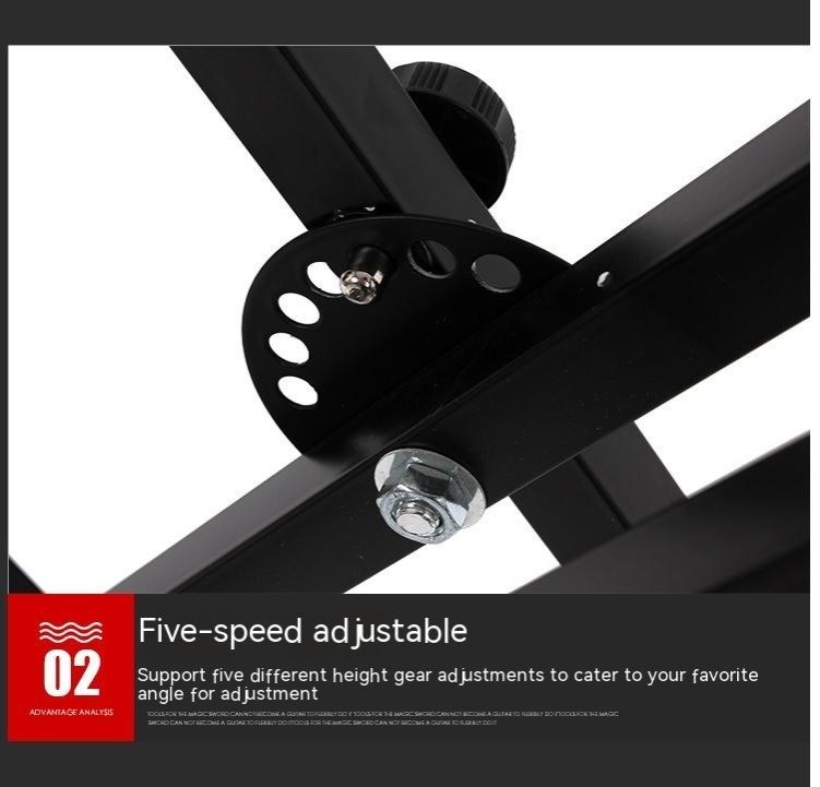 X-type Adjustable Double-tube Electronic Organ Rack Double-tube Keyboard Stand