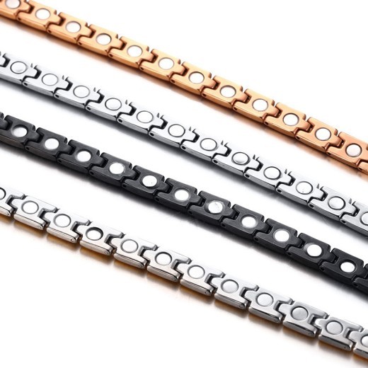 Titanium Steel Stainless Steel Magnet Necklace Hip Hop Jewelry