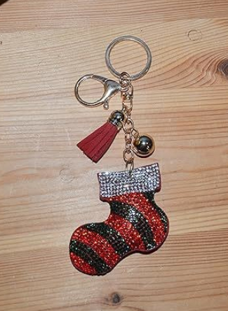 Christmas Series Hot Rhinestone Key Chain Accessories