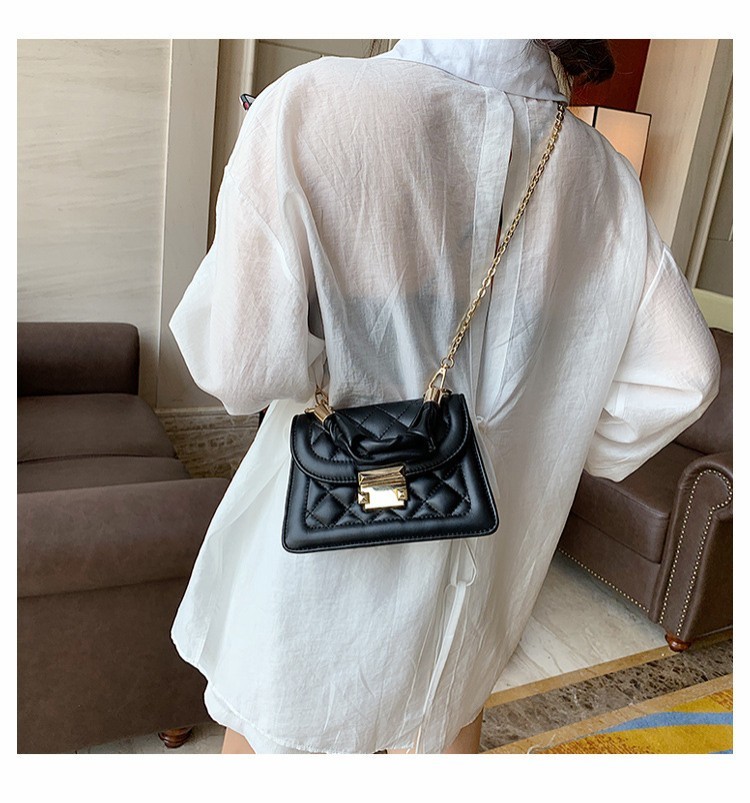 Summer New Fashion Chain Messenger Net Red Ladies Rhombus Small Square Bag