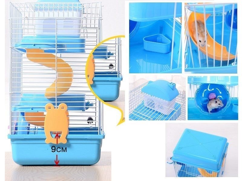 3 Tiers Gorgeous Hamster Mouse Cage pet toy Storey Fantasia Cage Castle