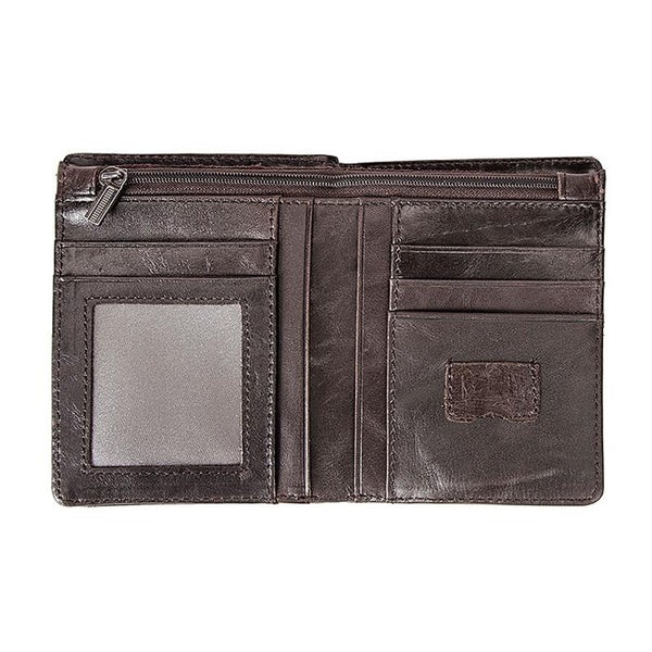Vintage Leather Large Capacity SIM Card Holder Wallet