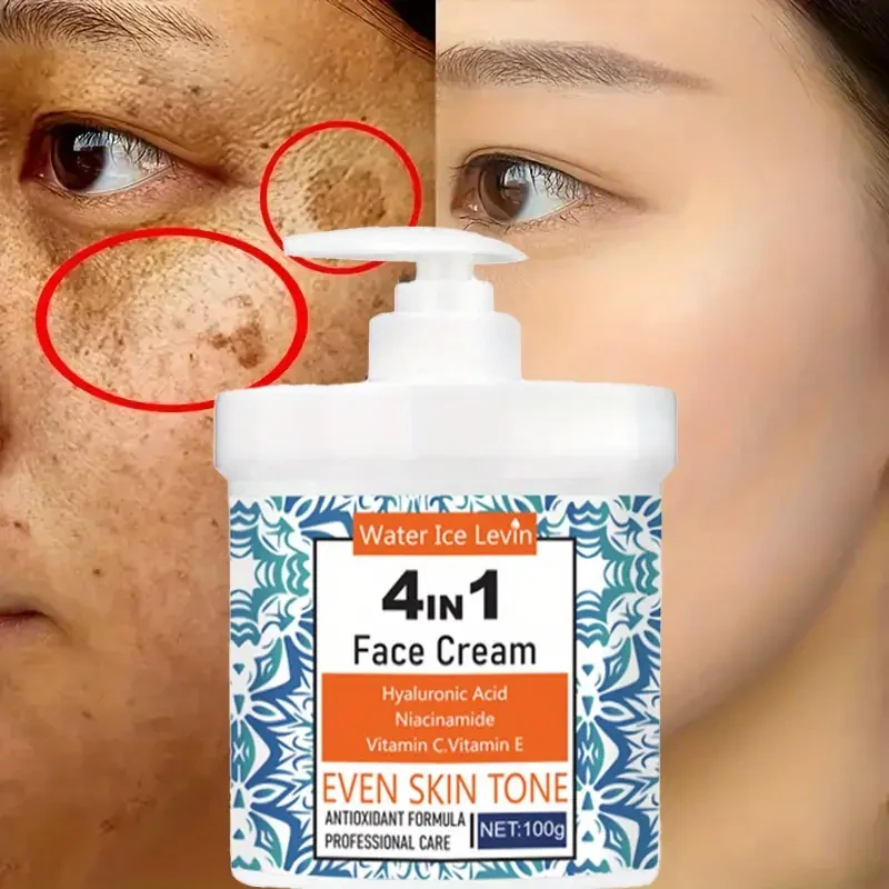 4-In-1 Facial Serum - Hydrates, Firms, And Fine Lines And with Hyaluronic Acid, Niacinamide, And Vitamin C