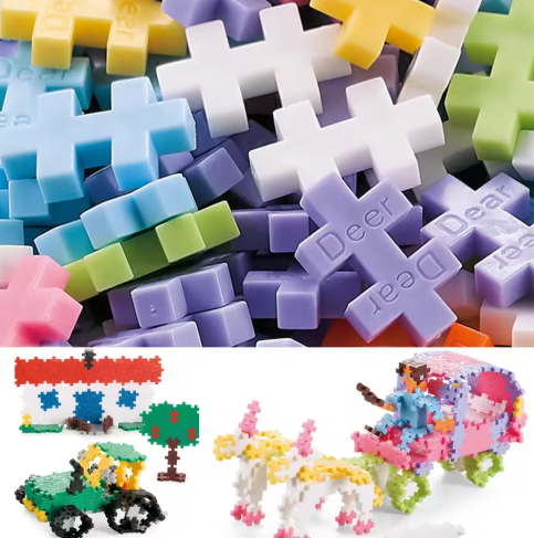 500 Pieces DIY Creative Building Blocks Bulk Plus Block Sets City Classic Bricks Assembly Educational Toys for Children