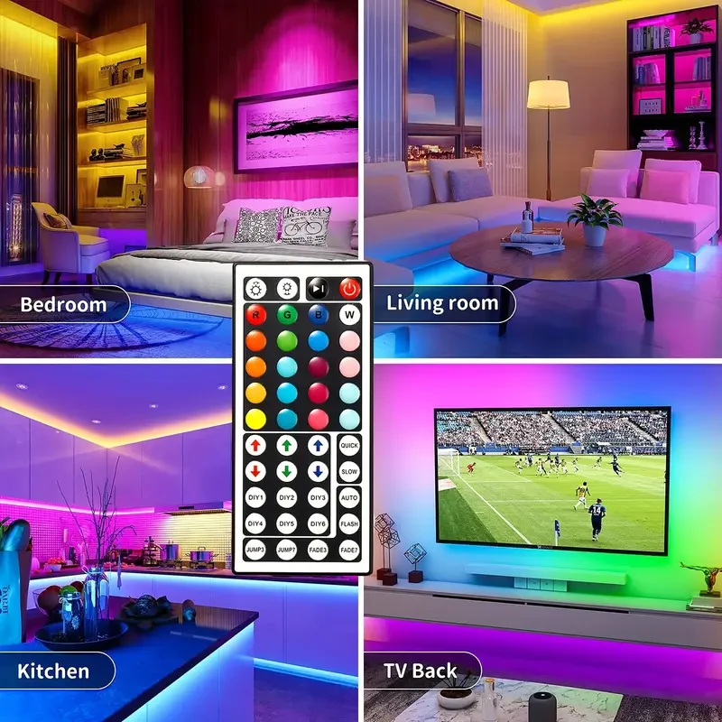 USB LED Light Strip, 44-key Interior Decoration,