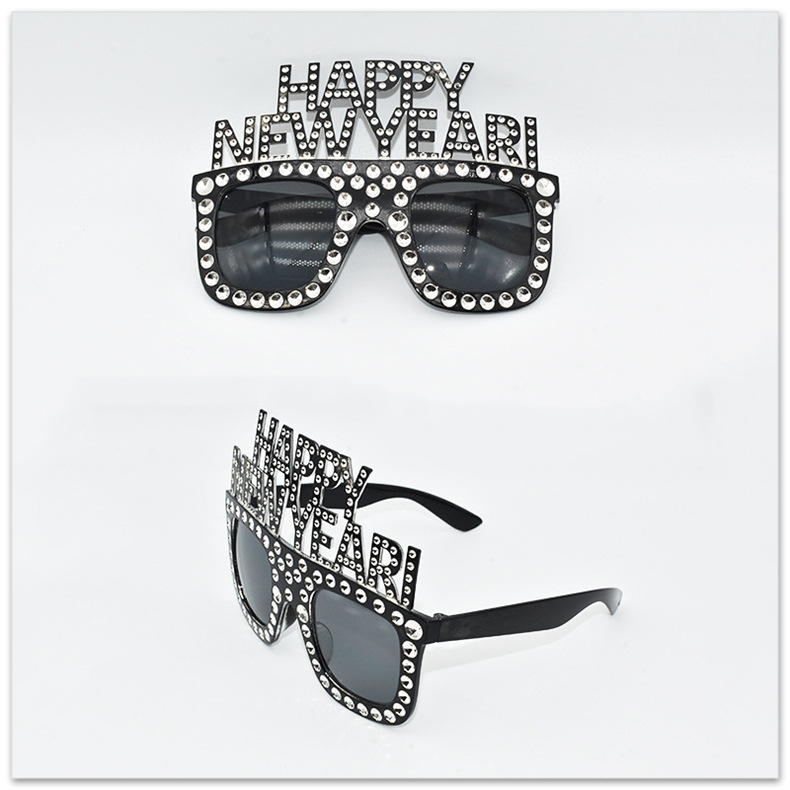 HAPPY NEW YEAR Funny Glasses NEW YEAR Party Glasses
