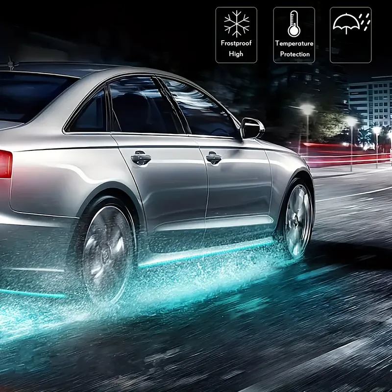 Vibrant Undercar LED Strip Lights - App-Controlled, 16 Million Colors