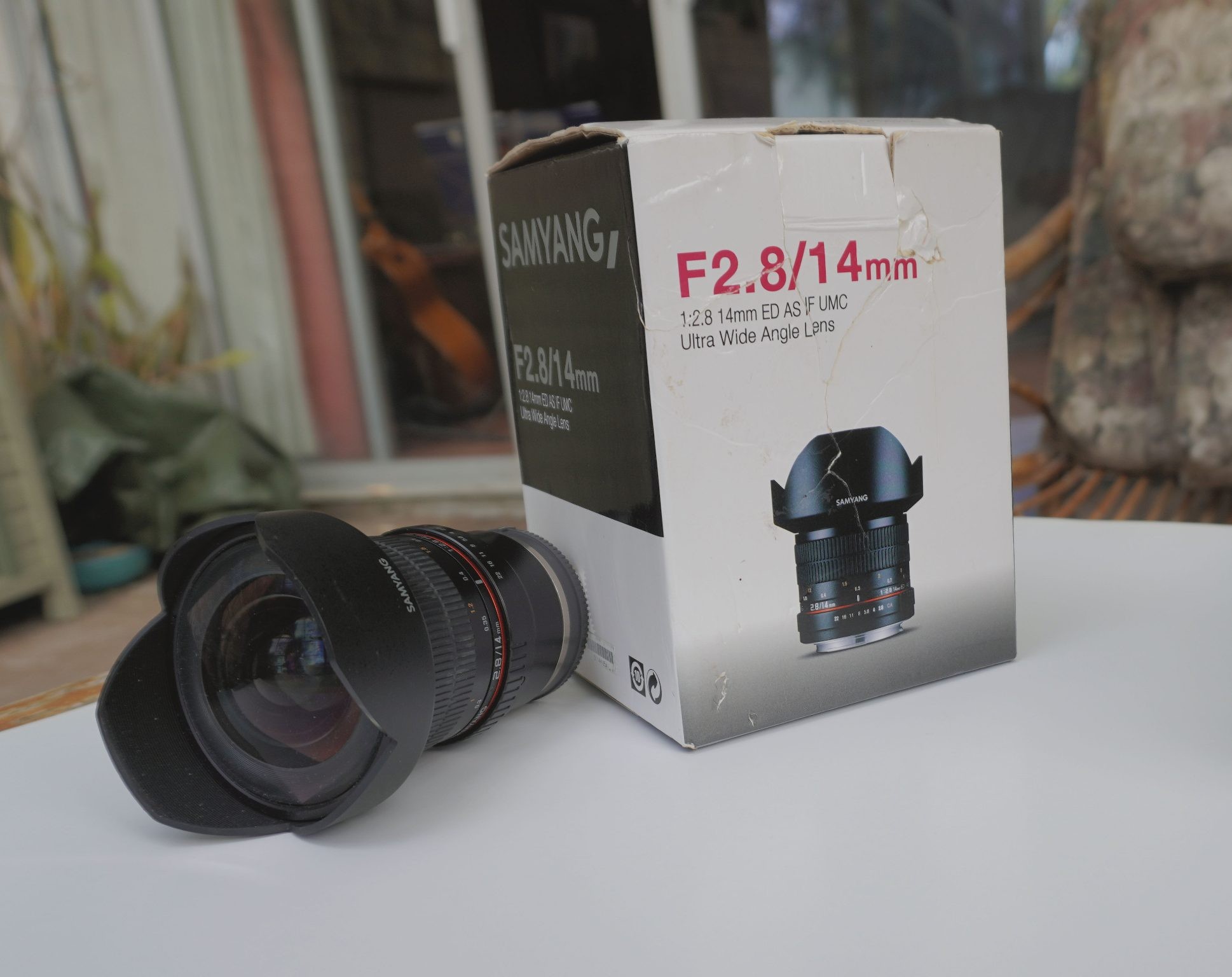 SAMYANG F2.8/14mm, ED AS IF UMC, Ultra wide angle lens for SONY E mount Cameras