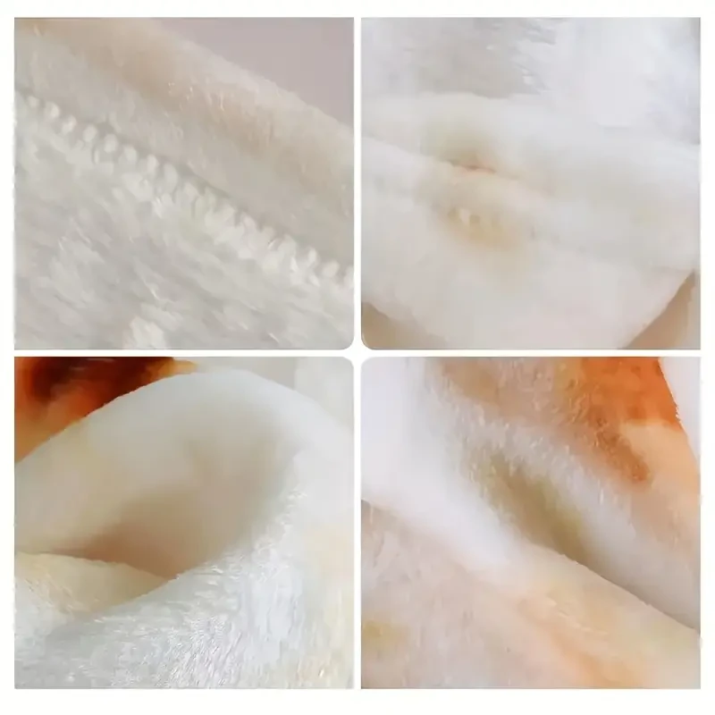 1pc Cozy Black Cat Flannel Throw Blanket