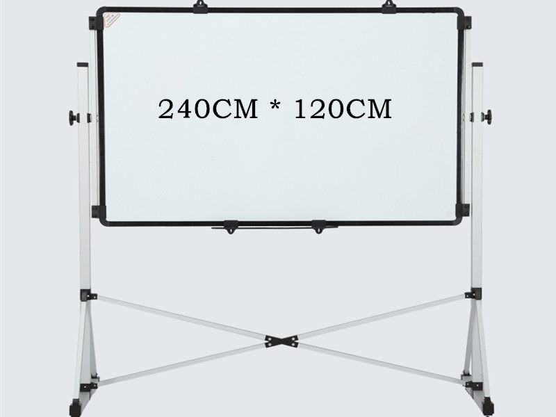 Quality 240X120CM 2 Sides Magnetic Whiteboard +Stand