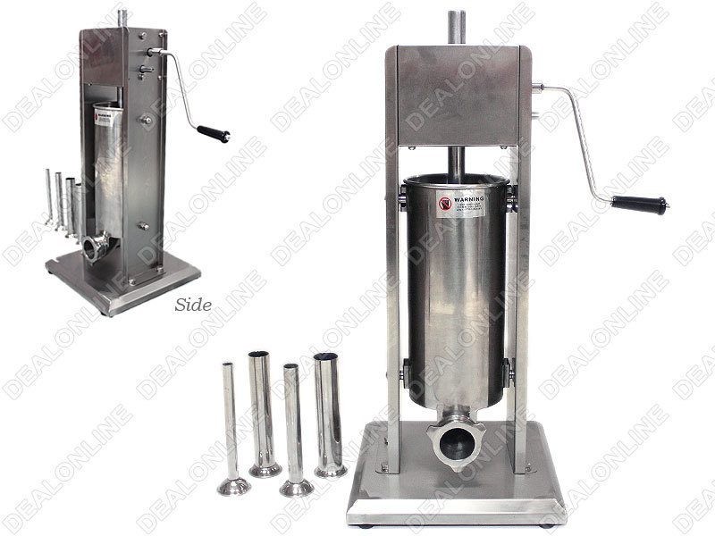 Sausage Stuffer Stainless Steel Sausage Maker Machine 3/5/7/15L