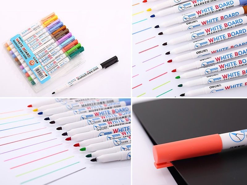 (12PCS) Whiteboard Marker Pen
