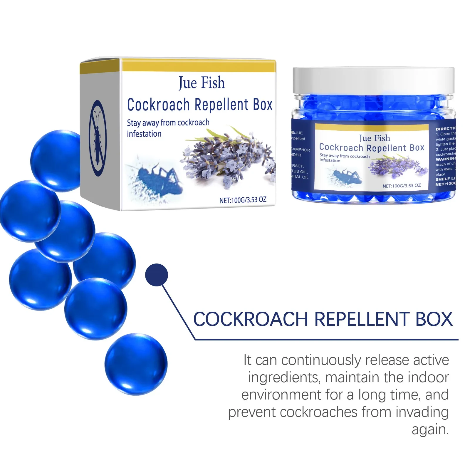 Cockroach Repellent Box Decoy Gel Plant Extract