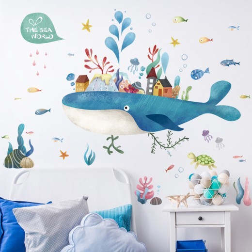 Bedside Wall Stickers Self-adhesive Living Room Creative Wallpaper
