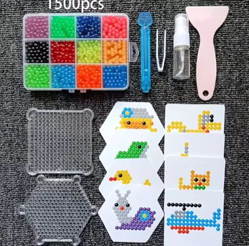 5MM Water Spray Beads Kit Creativity Fusible Beads For Jewelry Making DIY Special Decorations Handmade Craft