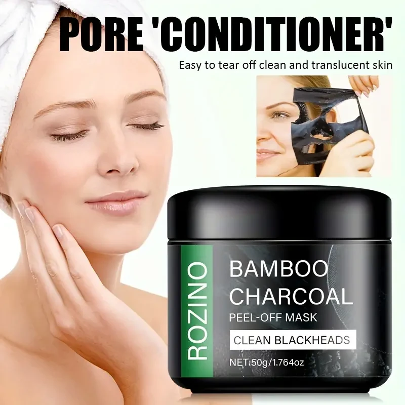 ROZINO Black Pearl Facial Mask - Hydrating & Pore-Refining