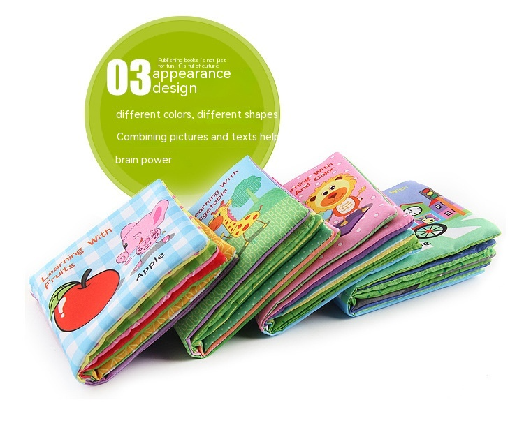 Baby Cloth Book Teaching Aids Development Early Childhood Education Toys