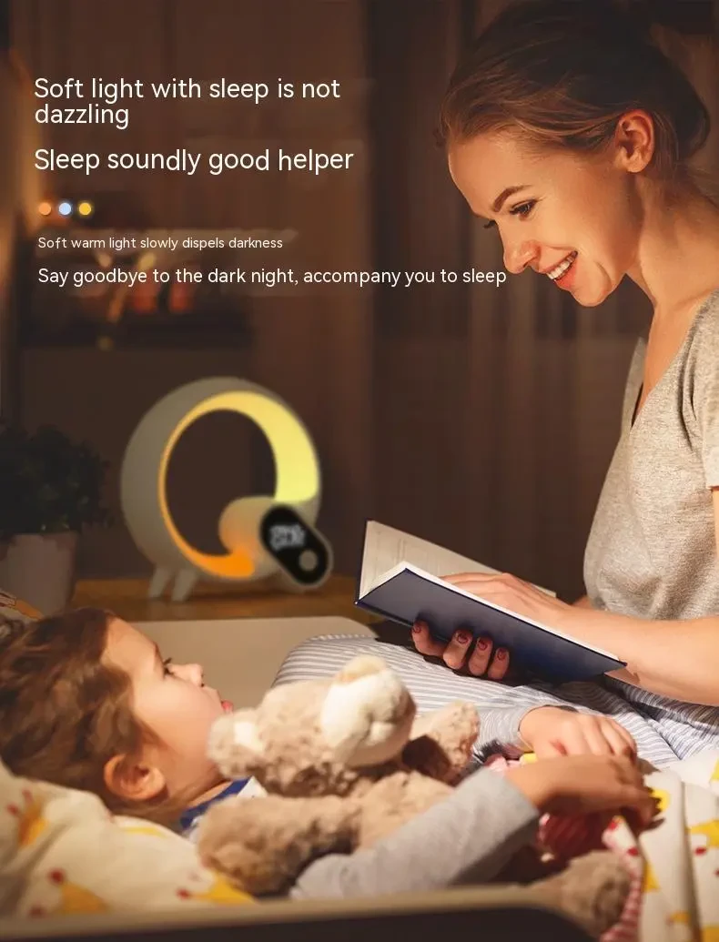 Q Light Analog Sunrise Digital Display Alarm Clock