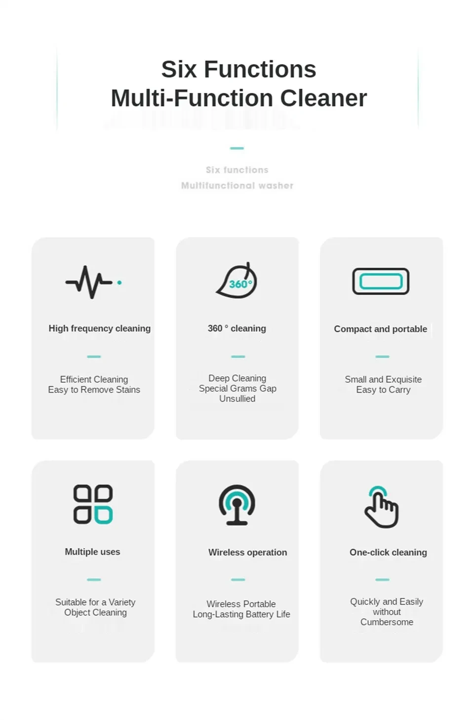 Ultrasonic Cleaning Machine High Frequency Vibration Wash Cleaner