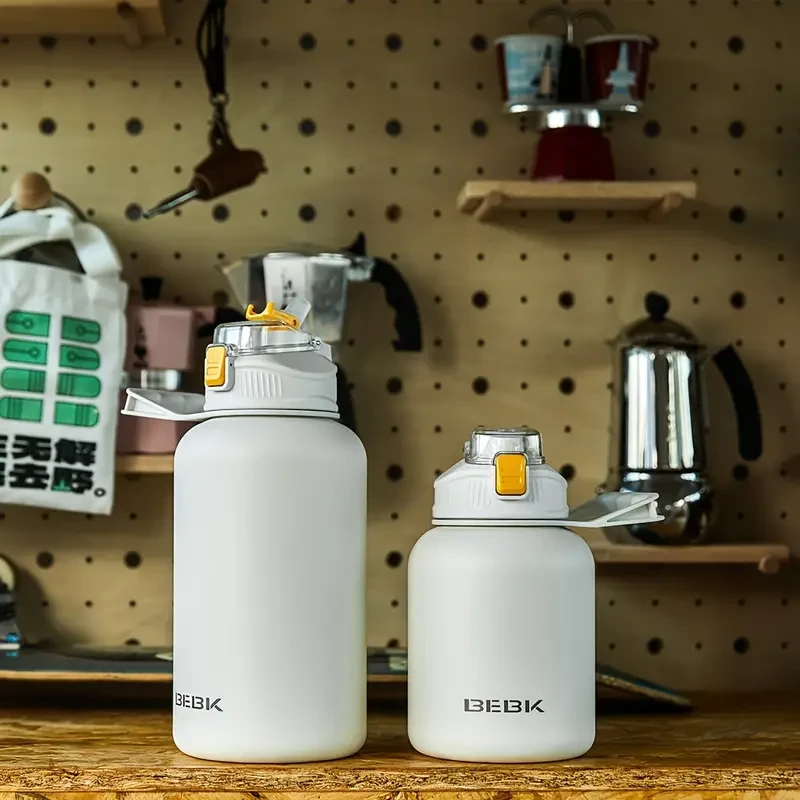 Heavy Duty Vacuum Flask - Insulated Water Bottles (50.72oz/84.54oz) for Hot and Cold Beverages