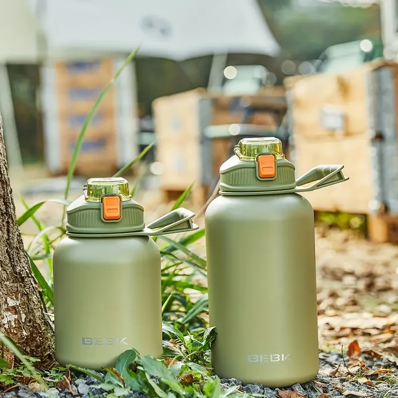 Heavy Duty Vacuum Flask - Insulated Water Bottles (50.72oz/84.54oz) for Hot and Cold Beverages