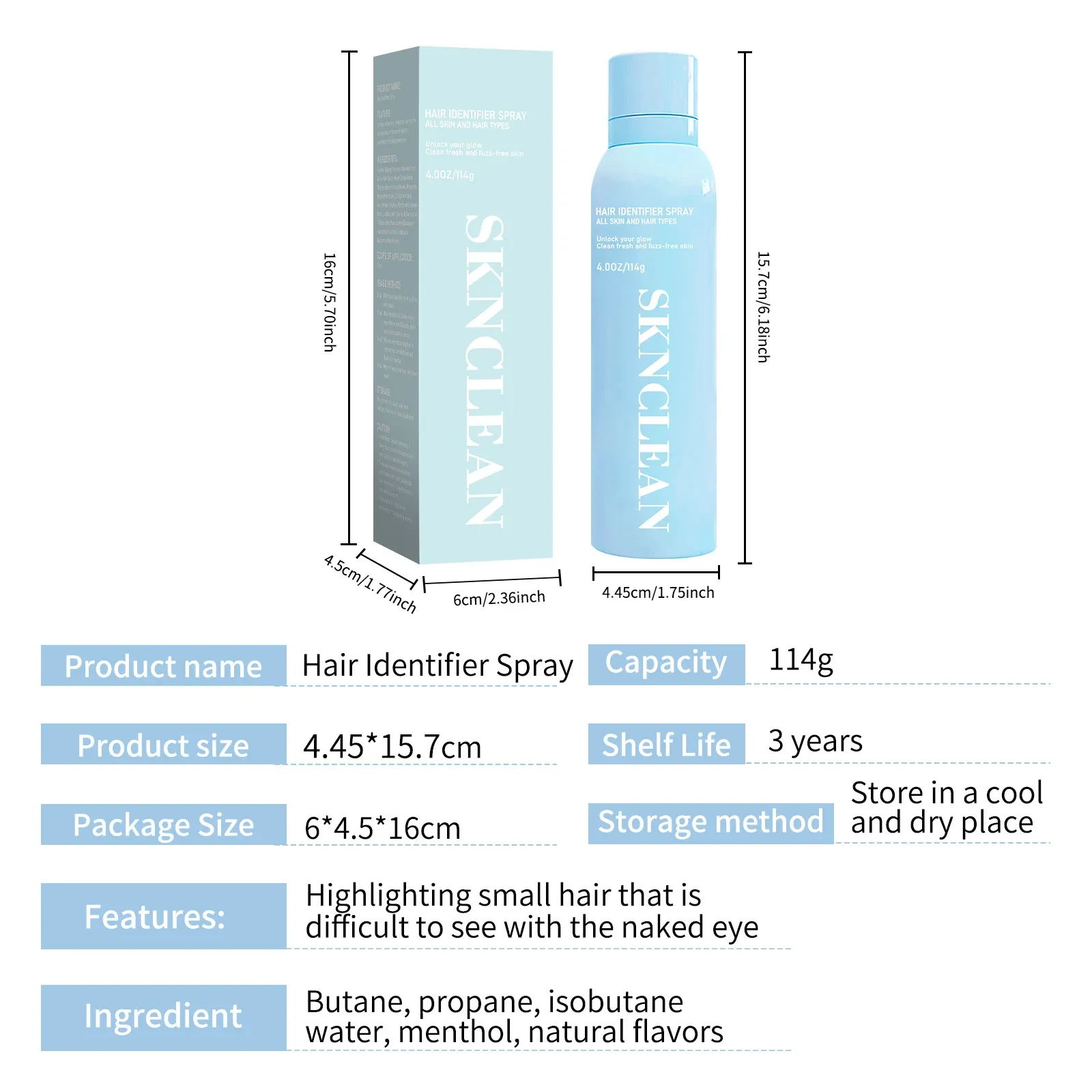 Hair Recognition Spray Suit Facial Care