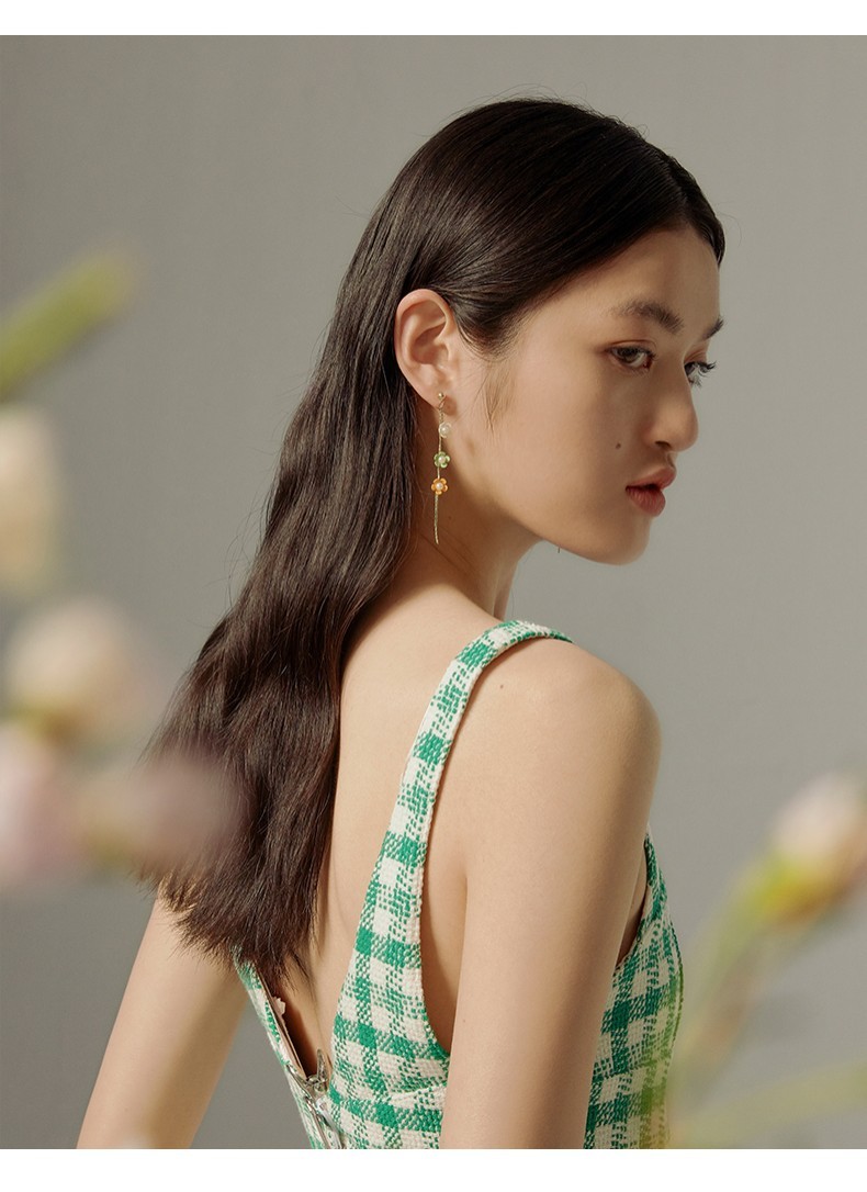 Long temperament tassel earrings earrings