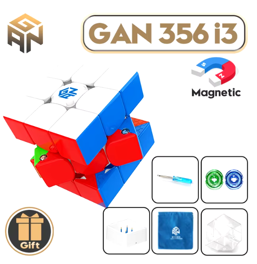 [GAN 356 I3 3x3x3] Intelligence Smart PowerPod Cube Magnetic Puzzle Speed Magic Cubes