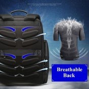 Business Anti Theft Waterproof Three Layer Large Capacity Double Shoulder Bag