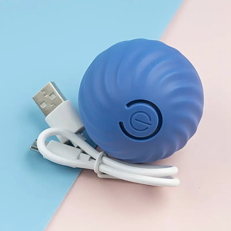 Automatic Rolling Ball Toy - Durable Dog Chew and Pet Grinding Toy