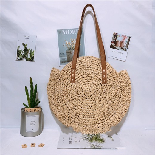 One-shoulder Straw Bag Woven Bag