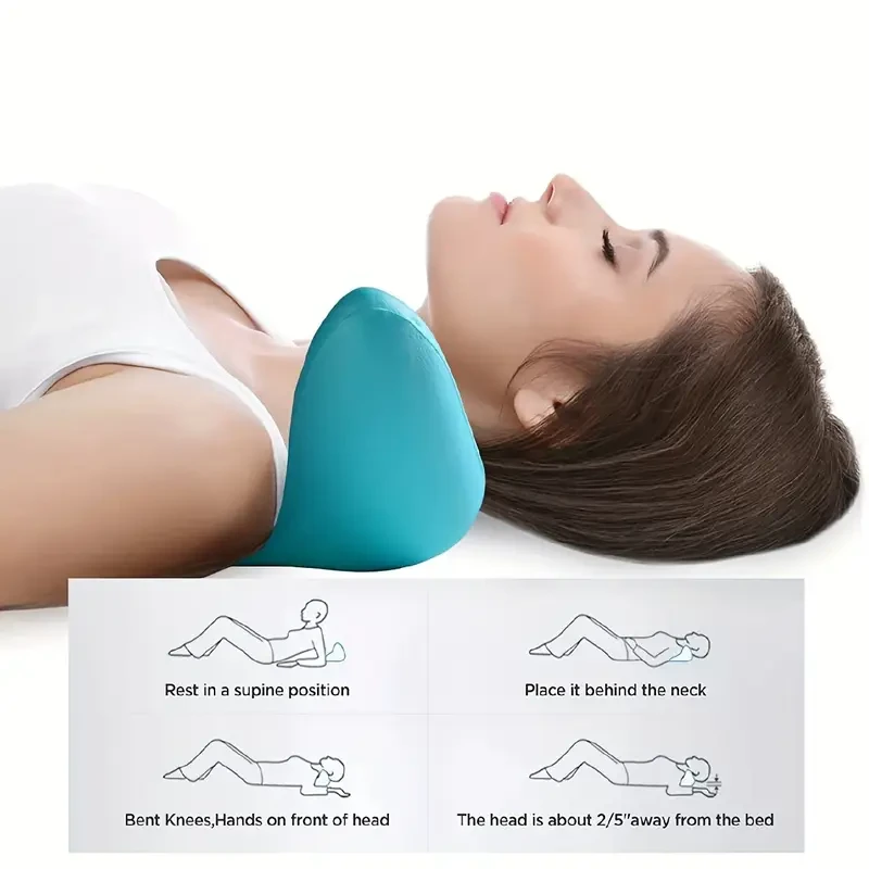 Yoga Massager Equipment Spine Neck Massager Back Massager Stretcher Cervical Sleeping Ergonomic Bed Pillows Neck Pillow Neck Muscles Relax Massager Stretcher
