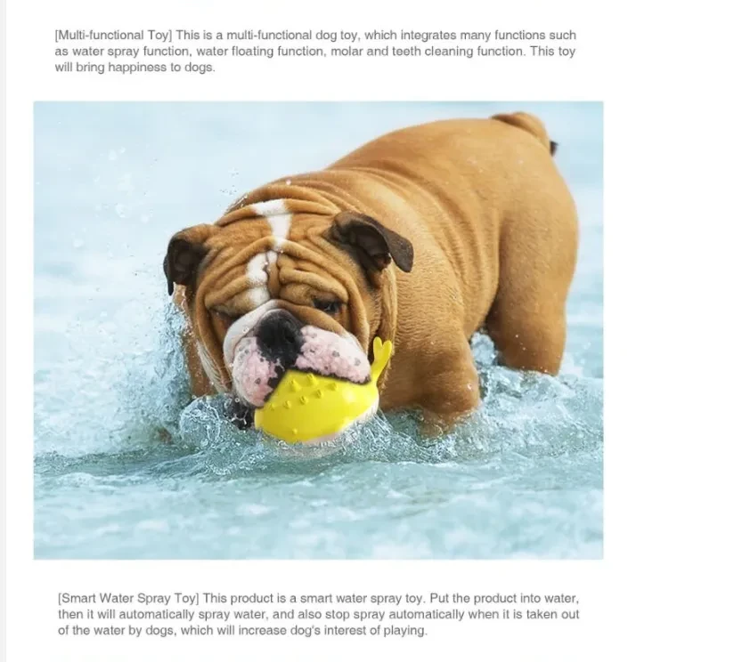 Pet Toys For Bath and Swimming