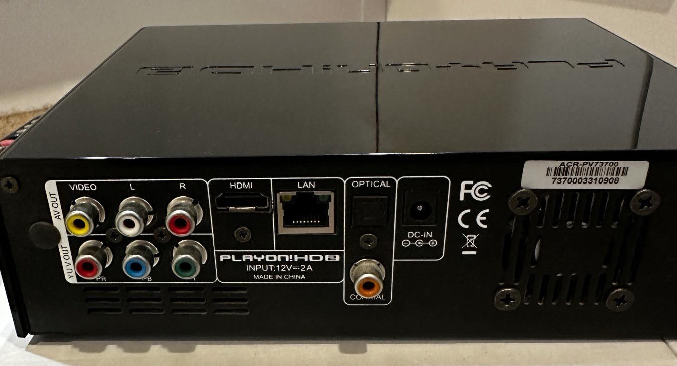 A.C.Ryan PlayOn!HD2 Media Player