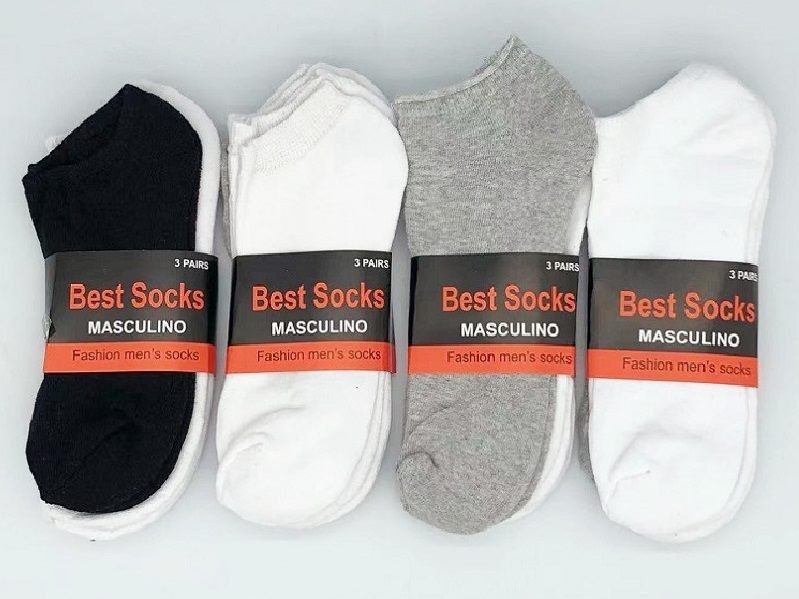 (60 Pairs) Plain Sport Socks Cushion Training Socks Ankle Socks