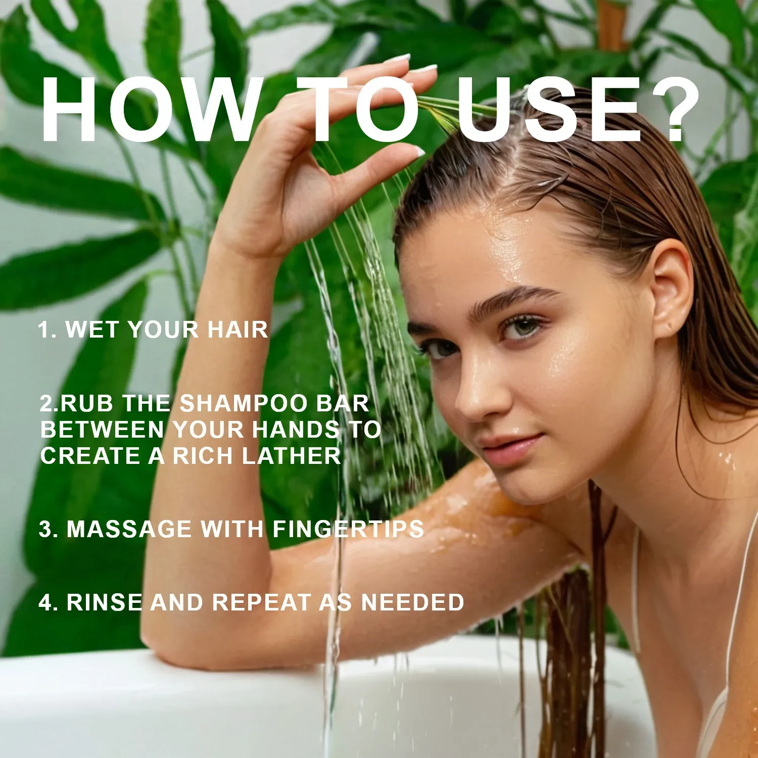 Rosemary Shampoo Soap Deep Cleaning Hair Care