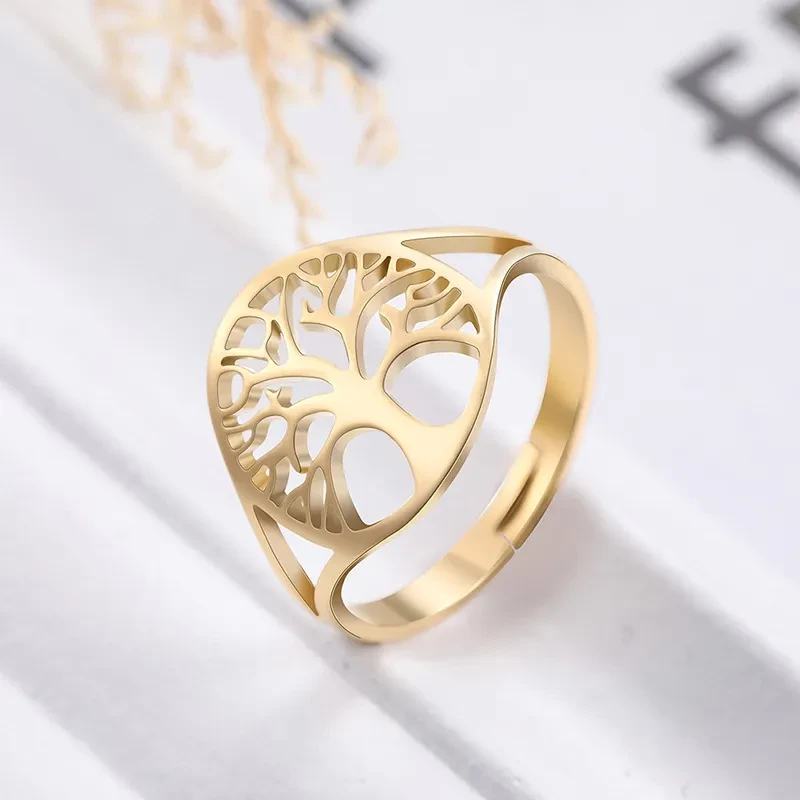 Retro Tree of Life Ring