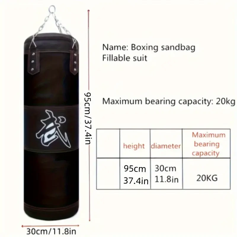 Sanda Hanging Hollow Oxford Cloth Boxing Sandbag, Taekwondo Training Fitness Equipment