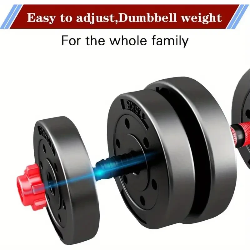 Adjustable Dumbbells Sets - 20/30/40/60/80lbs Free Weights Set of 2, Convertible to Barbell, Lightweight for Home Gym