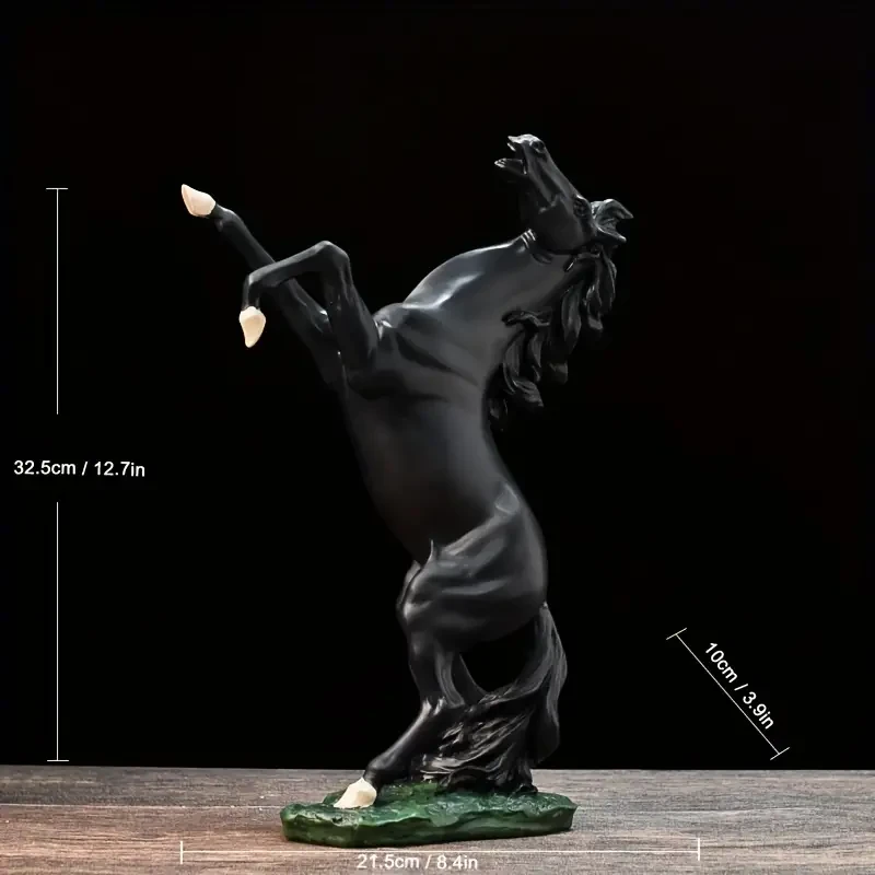 Exquisite Resin Horse Figurine Sculpture
