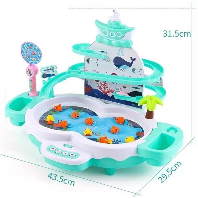 Children's Toys Complete Piano Music and Dolphin Fish Slide