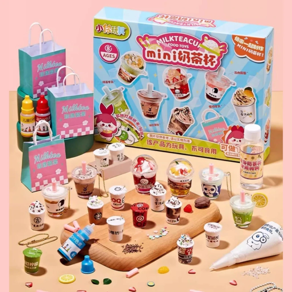 DIY Mini Handmade Food Play Educational Toys for Children to Make Food