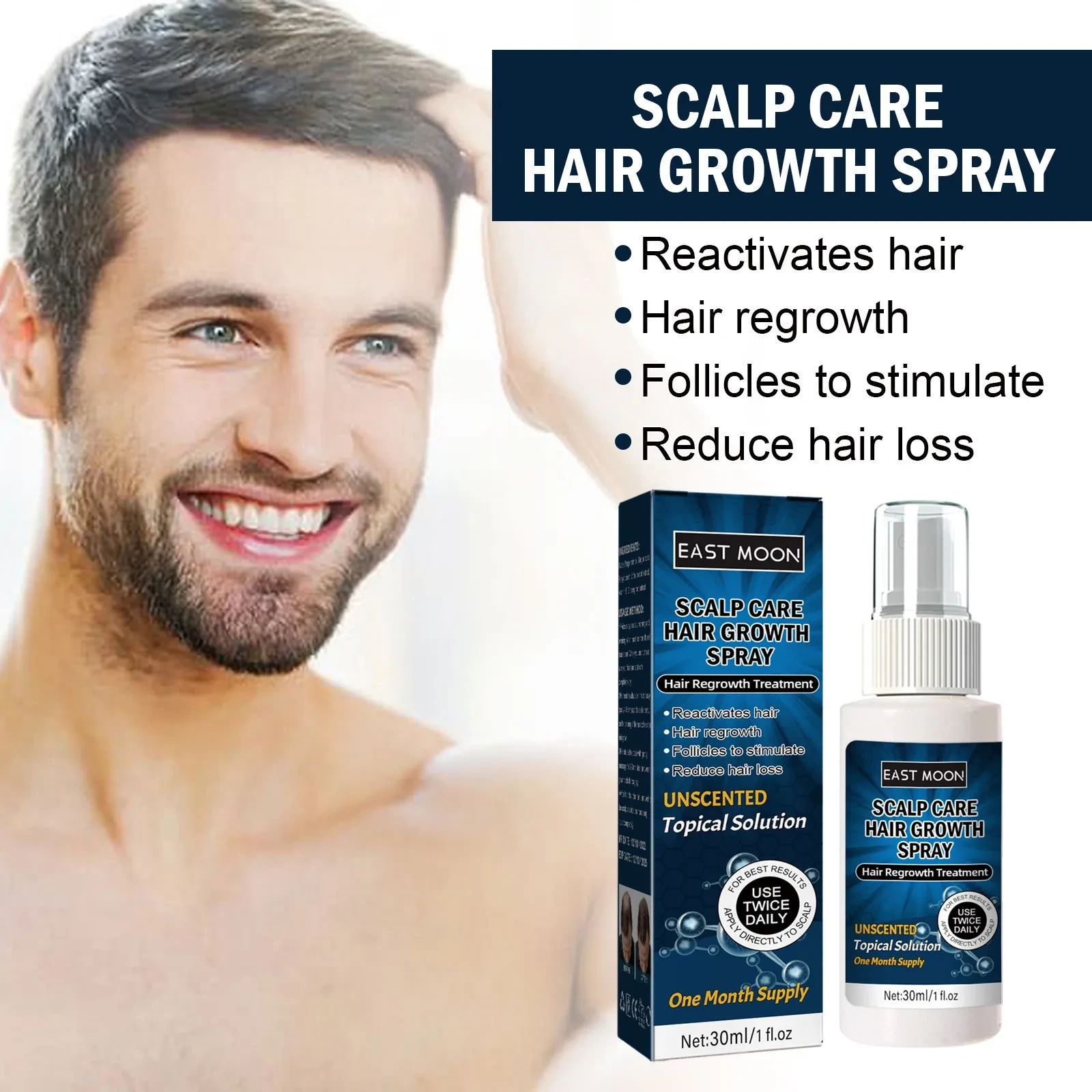 Men's Hair Growth Spray