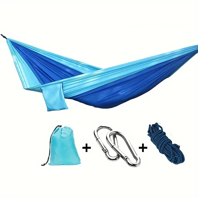 Double Camping Hammock  2-Person Parachute Nylon Swing