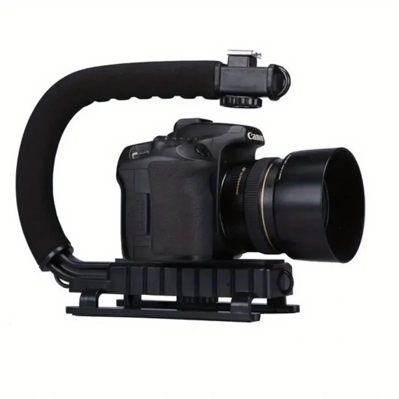 Video DV U-Shape Handheld Stabilizer Grip DSLR Ready