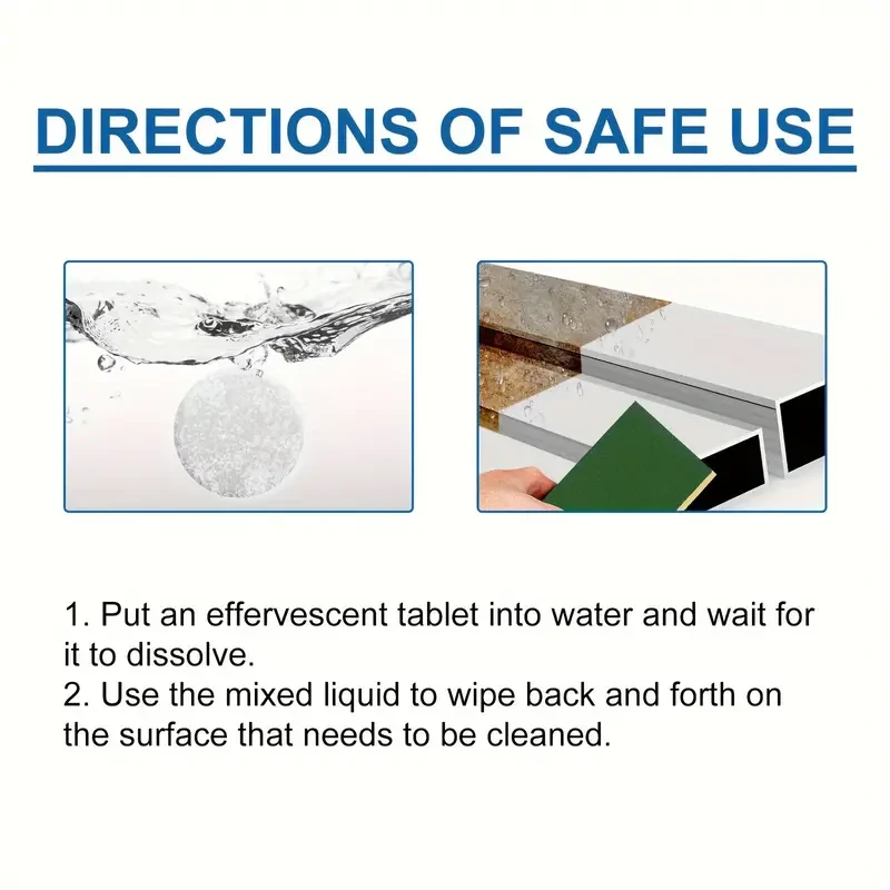 Jakehoe Multi-Purpose Rust Remover Tablets  Stain & Shine Restorer