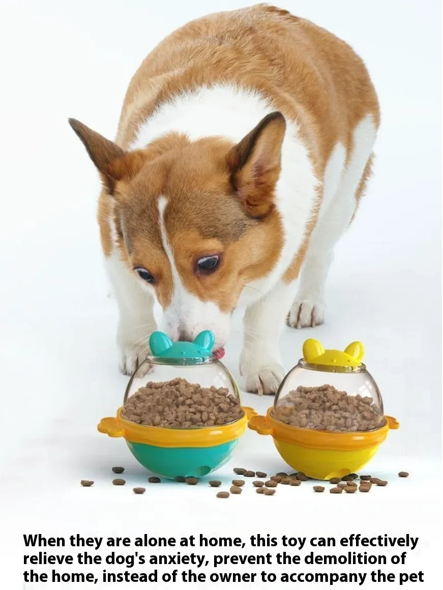 Pet Supplies Tumbler Dog Leakage Feeder