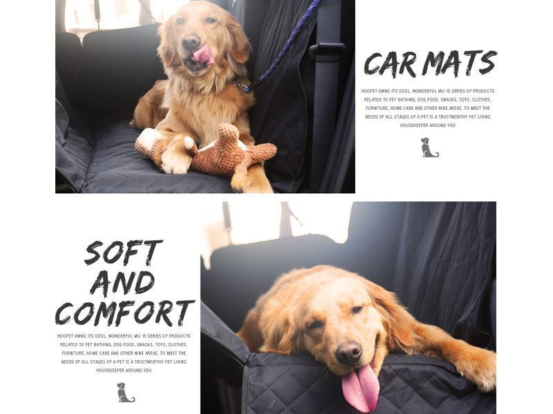 Waterproof Pet Back Car Seat Cover Hammock NonSlip Protector Mat Multifunction