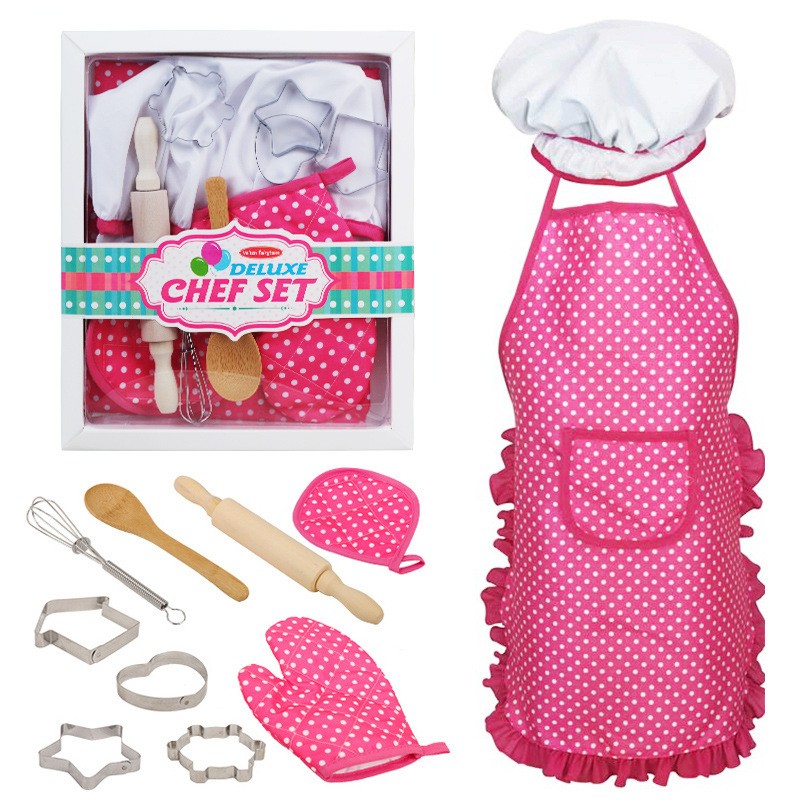 Baby Bib Kitchen Toy Cake Baking Cooking Tools